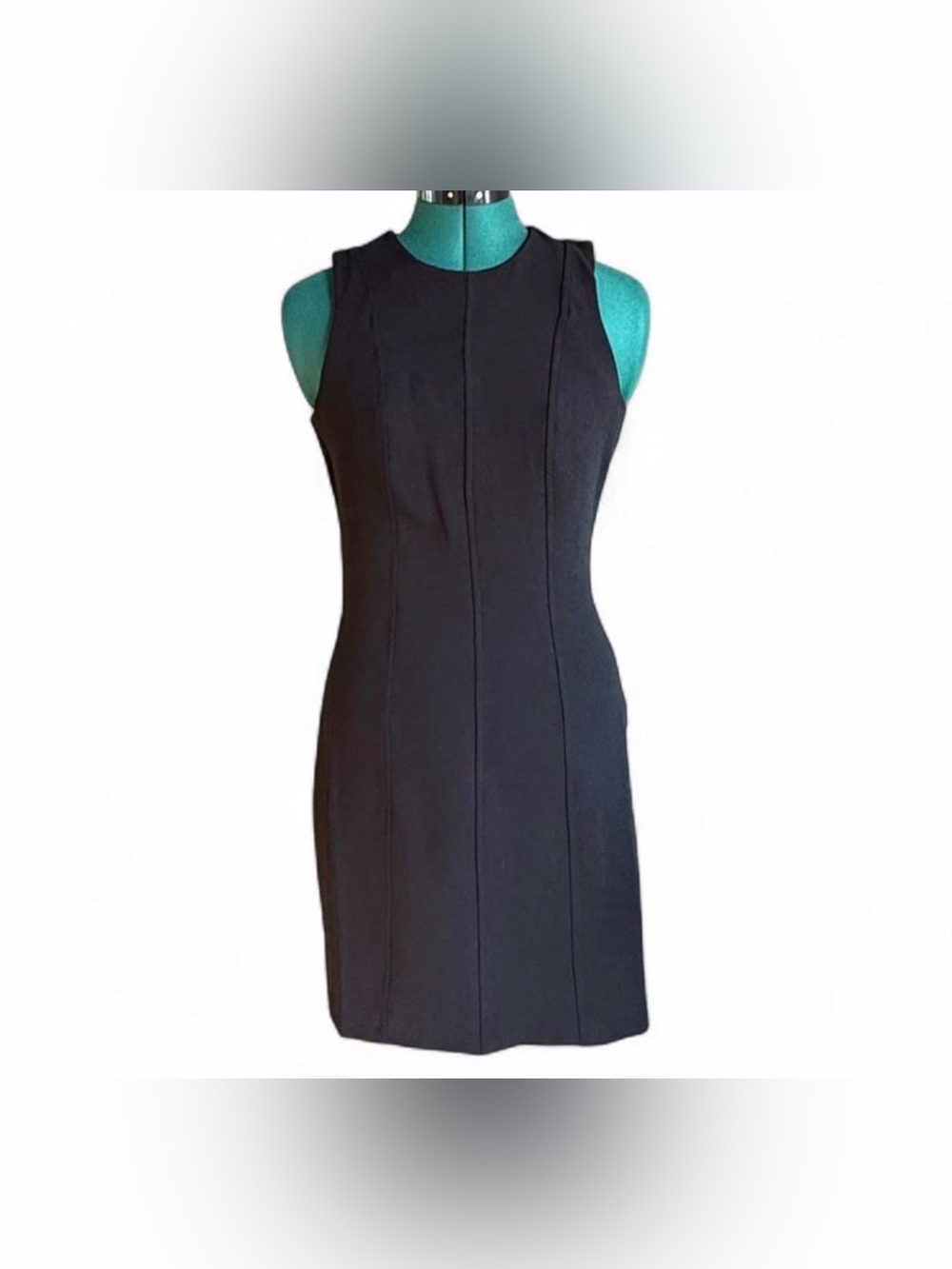 a new day Black Sleeveless Sheath Dress